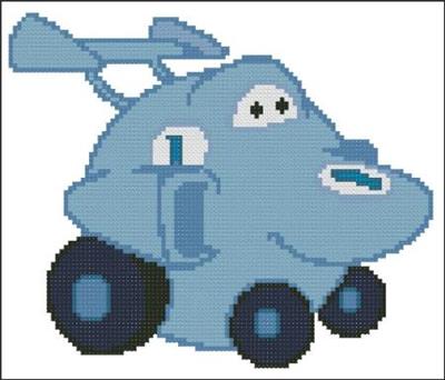(image for) Chubby Race Cars 001 Blue Zoomer